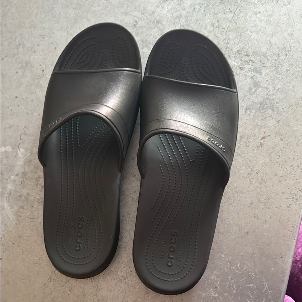 CROCS Black Sandals Comfortable Footwear